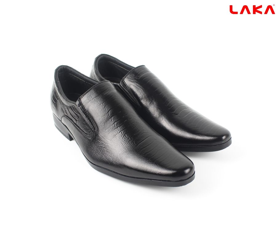 Giày nam da bò thật dập vân laka 105