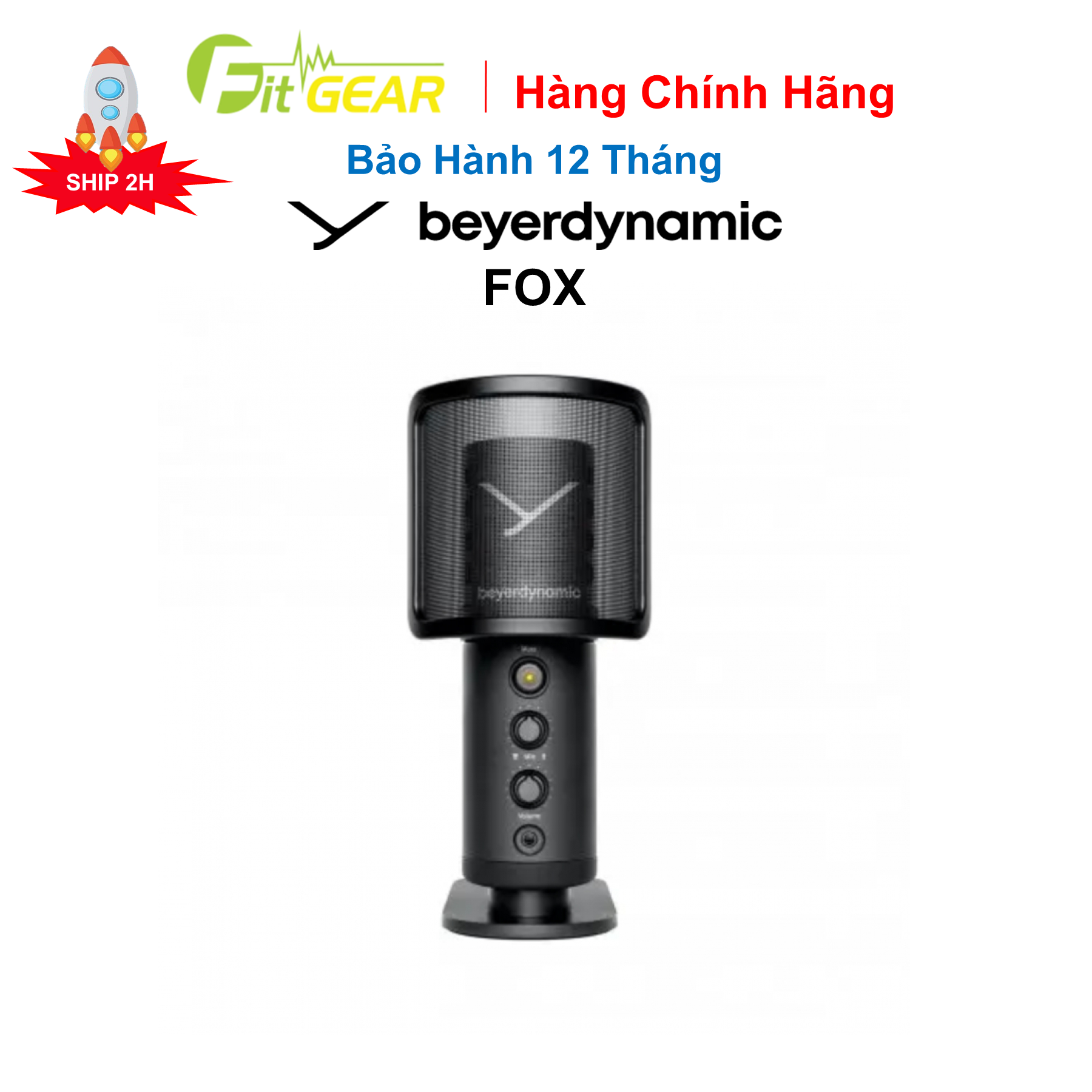 Thiết Bị Âm Thanh USB Microphone Beyerdynamic FOX