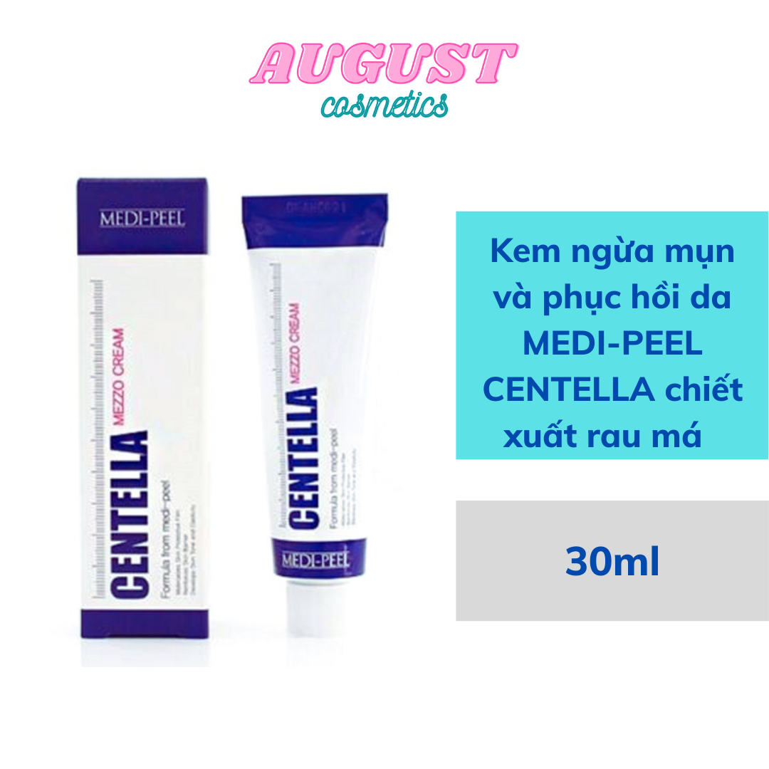 Kem ngừa mụn da rau má medi-peel centella mezzo cream 30ml phục hồi da