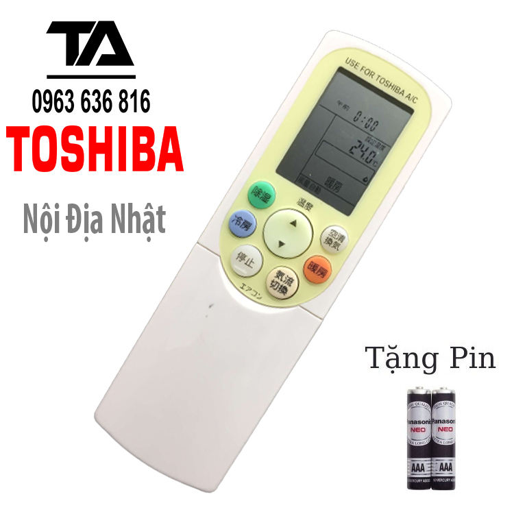 REMOTE MÁY LẠNH TOSHIBA ✔ ĐIỀU KHIỂN ĐIỀU HÒA TOSHIBA HÀNG NỘI ĐỊA NHẬT - CHÍNH HÃNG