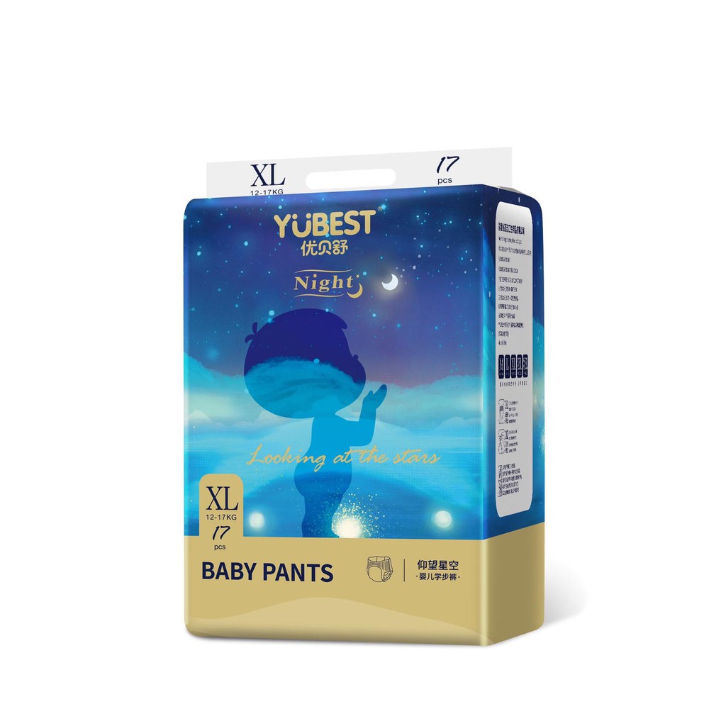 Bỉm yubest night dán đủ size s80, m108, m76, l72, xl68,