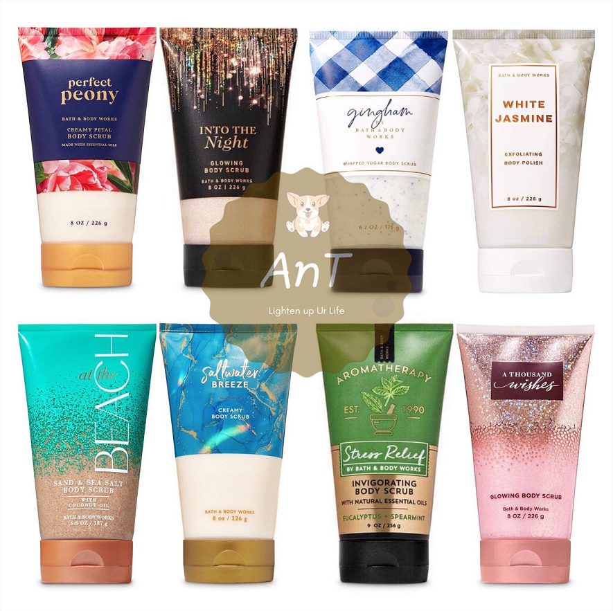 Sữa tắm kèm tẩy tế bào chết Bath and Body Works 226g