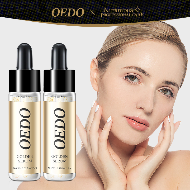 Oedo 2 tinh chất lá vàng với axit hyaluronic dưỡng ẩm, chống lão hóa da mặt-intl