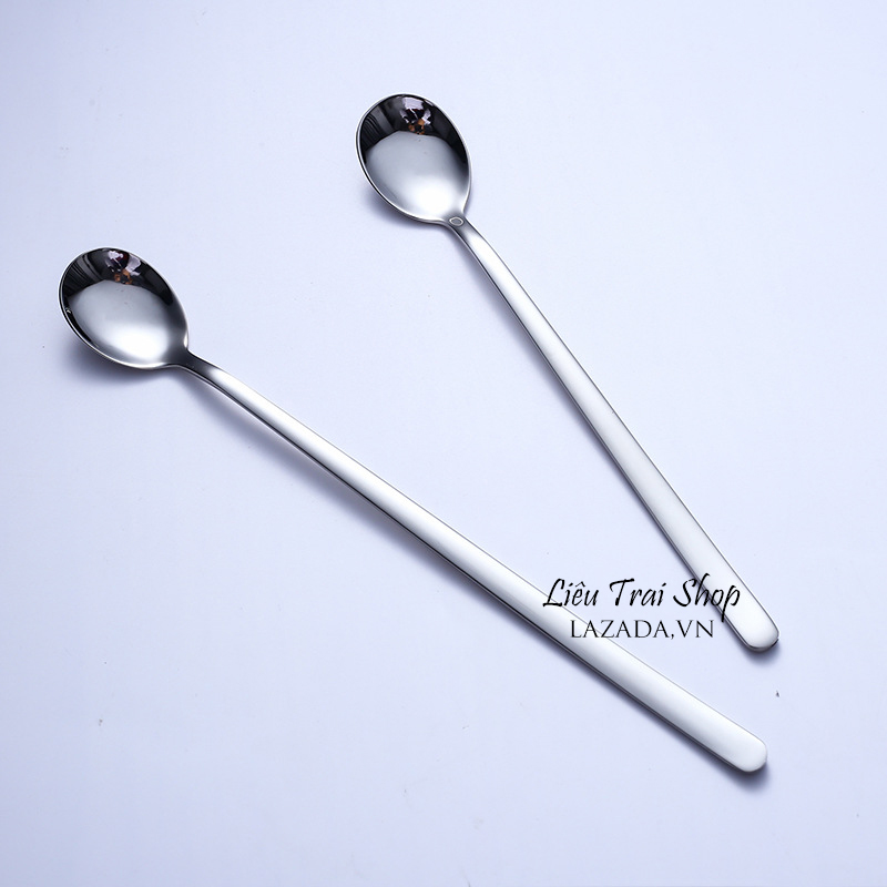 Thìa muỗng dài inox sus 304 phong cách Hàn Quốc Nhật Bản