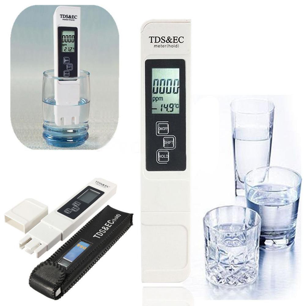 Bút đo tds & ec đo độ sạch độ dẫn điện nhiệt độ của nước và nồng độ dung dịch thủy canh