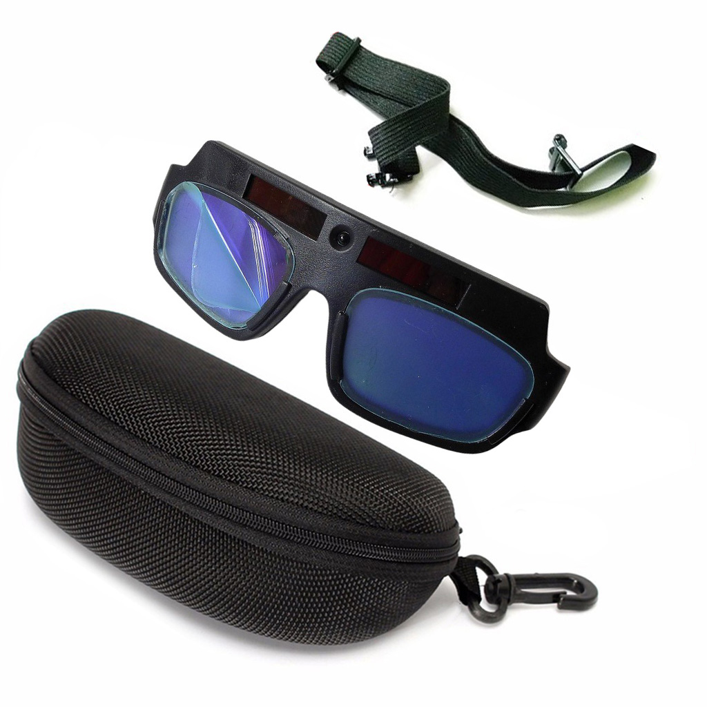 Mắt kính hàn, kính hàn bảo vệ mắt - Kính hàn điện tử tự động cao cấp TX012 có bao đựng thuận tiện - kính hàn cao cấp với dải cảm biến ánh sáng rộng, pin bền