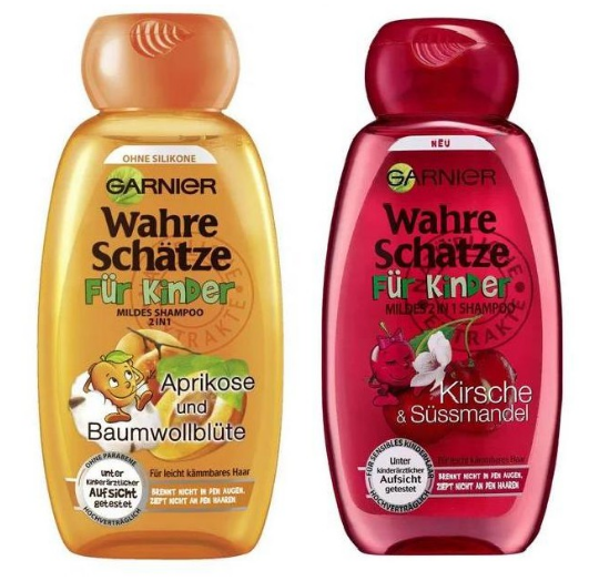 Dầu gội Garnier Wahre Schatze Fur Kinder cho trẻ em, hàng Đức