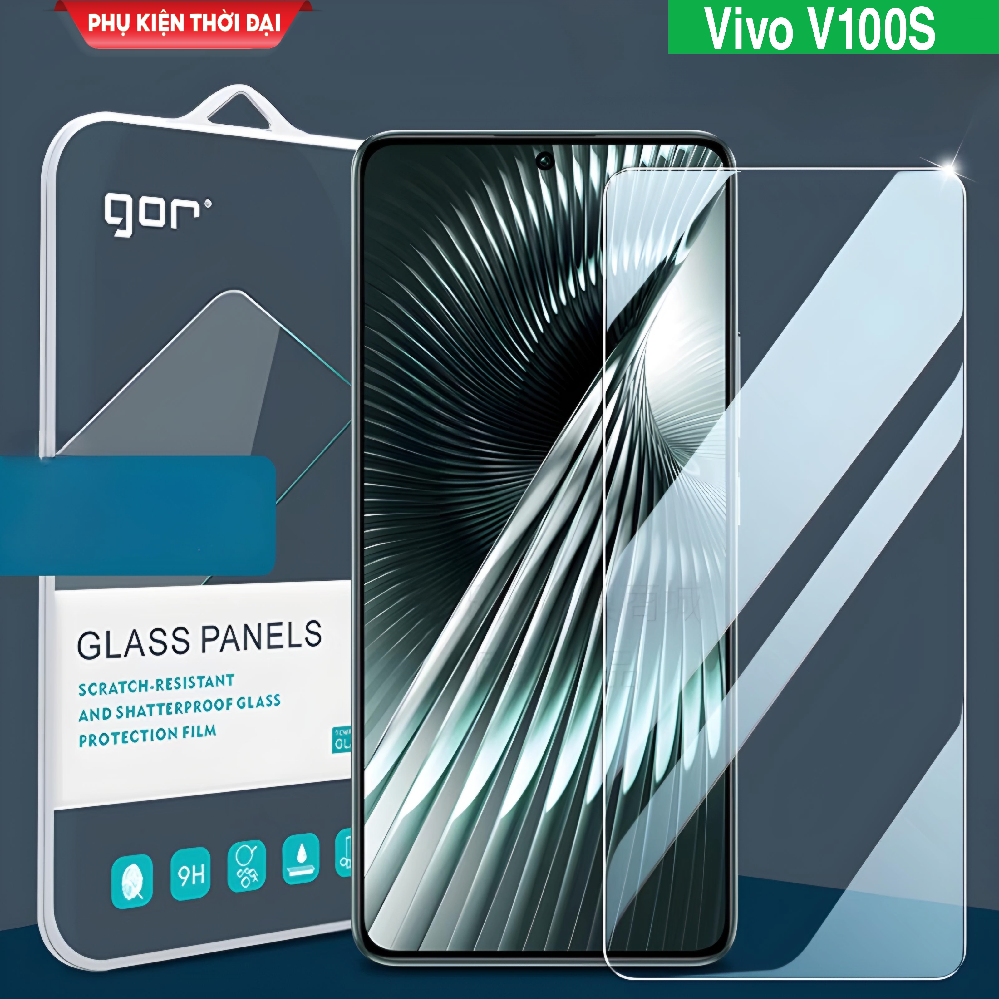 Cường lực Gor Vivo X100s   X200 Pro Mini   X200s   S30 Pro Mini   X300 Pro trong suốt trơn mượt chất kính đẹp 