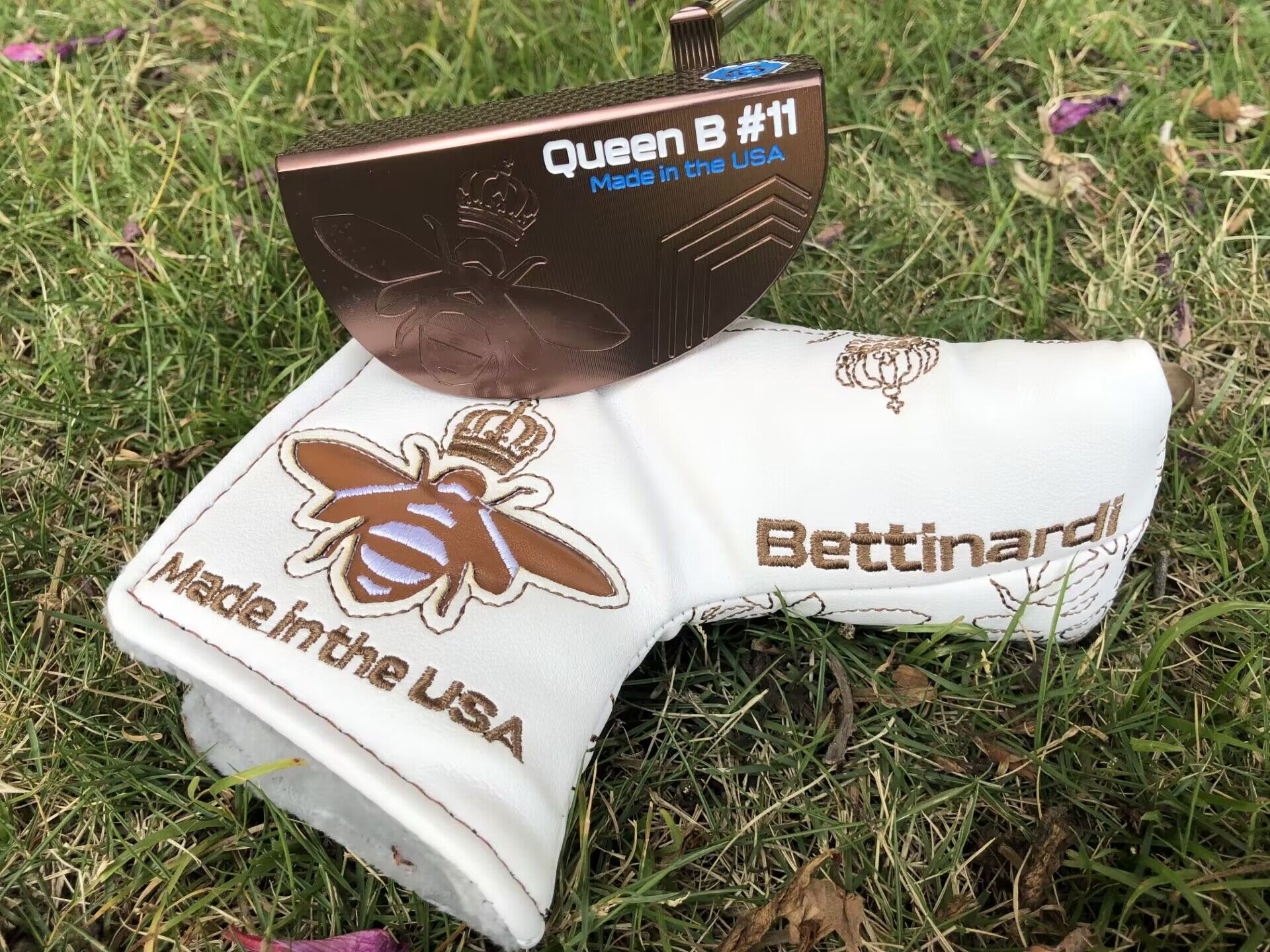 Bettinardi Nữ Hoàng B #11 Putter bettinardi Golf Putter bettinardi Câu Lạc Bộ Golf 32/33/34/35/36 inch thanh thép với che đầu