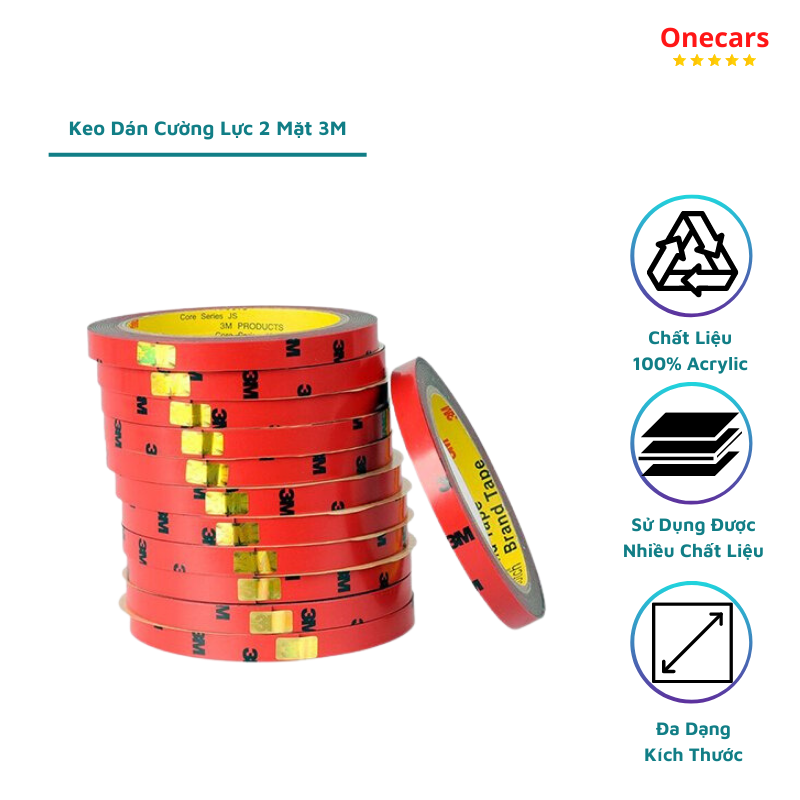 Keo dán cường lực 2 mặt 3m