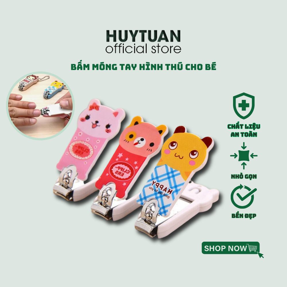 Bấm móng tay hình thú dễ thương, Bấm móng tay cho bé, Bấm móng tay đa năng, Bấm móng tay cute, , Huy Tuấn