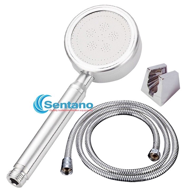 [SALE RẺ]Vòi sen tắm tăng áp sentano cải thiện áp lực nước tối đa 400%, tay sen+ dây+ cài nhựa