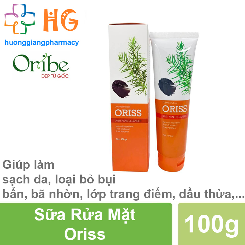 Sữa rửa mặt Oriss chuyên dành cho da mụn