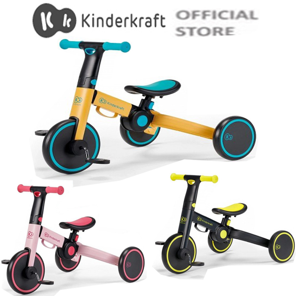 Kinderkraft 4trike Xe đạp ba bánh cho bé từ 1 đến 5 tuổi 3 chức năng
