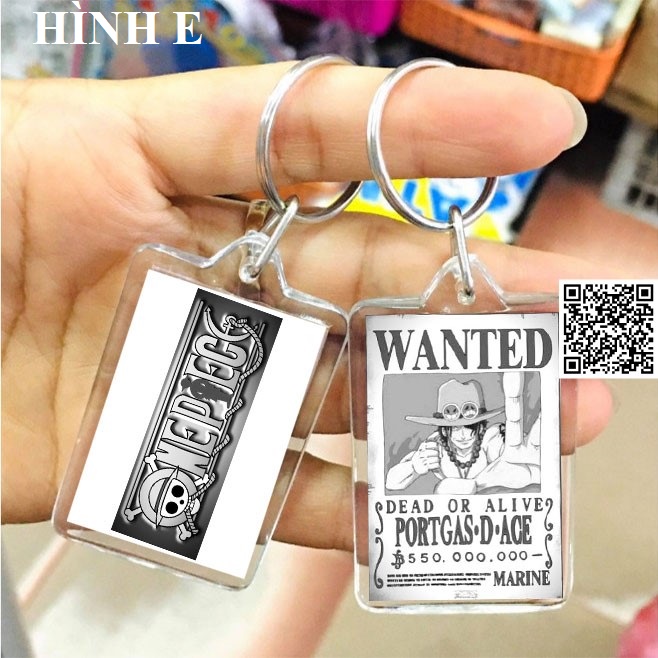 [HCM]Móc khóa hình Anime Đảo hải tặc - OnePiece 1044 hình E Portgas D Ace