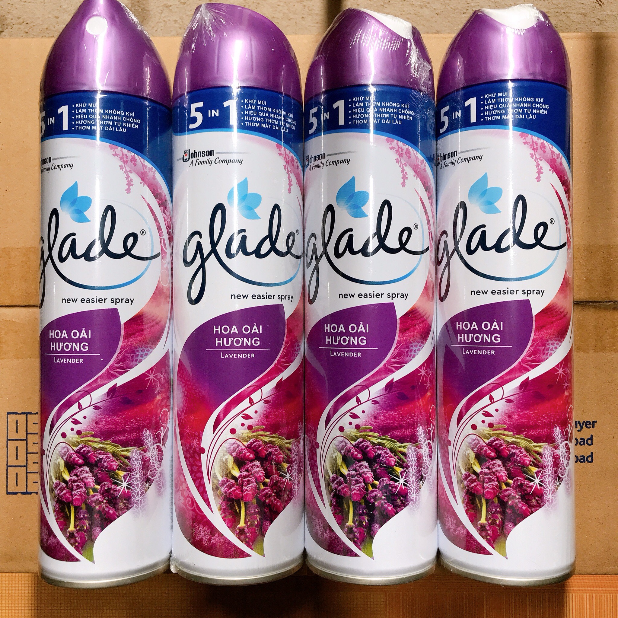 XỊT THƠM PHÒNG GLADE HƯƠNG LAVENDER HÀNG CTY SC JOHNSON & SON
