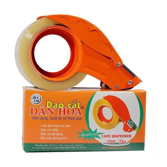 [ ĐỔ SỈ 17k/Cái ] Sỉ 10 Cái DỤNG CỤ CẮT BĂNG KEO 5CM BẰNG SẮT, tay kéo băng dính cầm tay, dụng cụ đóng gói hàng hóa