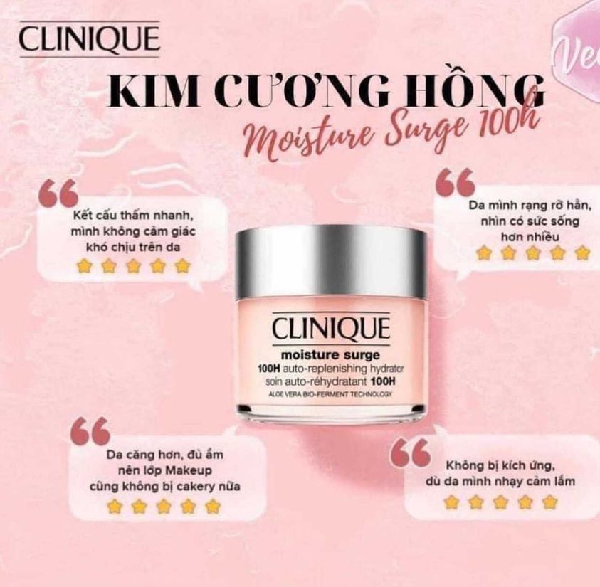Kem dưỡng clinique hồng 100h 125ml fullbox + 6% lzd