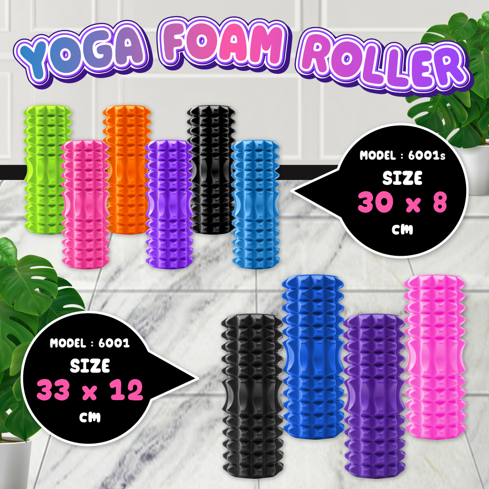 BG- Ống lăn tập yoga FOAM ROLLER  Con lăn tập GYM FITNESS MASSAGE thư giãn cơ bắp- ống lăn giãn cơ con lăn tập cơ bụng thế hệ mới
