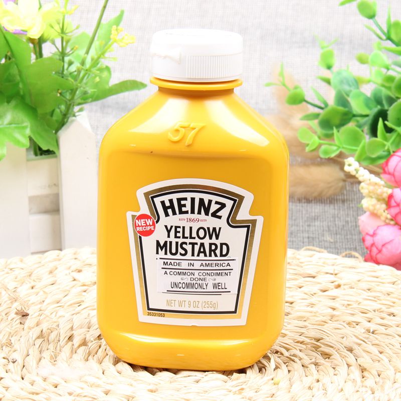 Mù tạc màu vàng heinz 255g