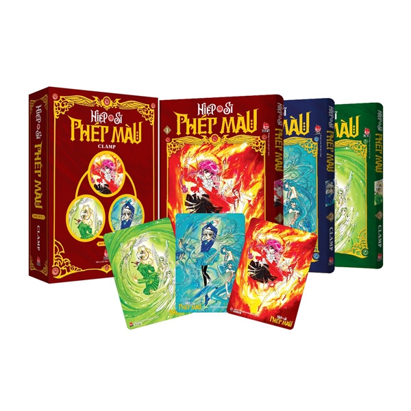 Fahasa - Boxset Hiệp Sĩ Phép Màu - Magic Knight Rayearth (Bộ 3 Cuốn) - Tặng Kèm Thẻ Nhân Vật