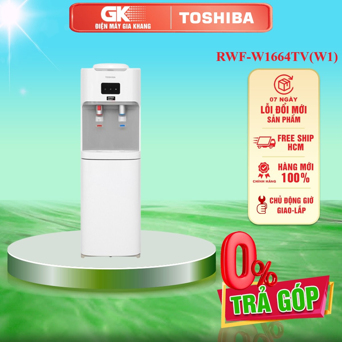 Cây nước nóng lạnh Toshiba RWF-W1664TV(W1) - GIAO TOÀN QUỐC - FREESHIP HCM