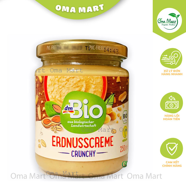 Bơ lạc hữu cơ dmbio 250g