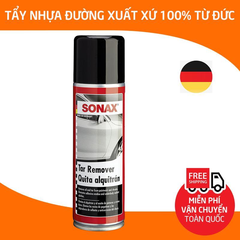 Sonax Tar Remover ,Chai xịt tẩy rửa nhựa đường, làm sạch keo dính decal , bình phun loại bỏ dầu nhựa đường bám trên xe hơi, ô tô, xe tải, xe khách_SN-334200