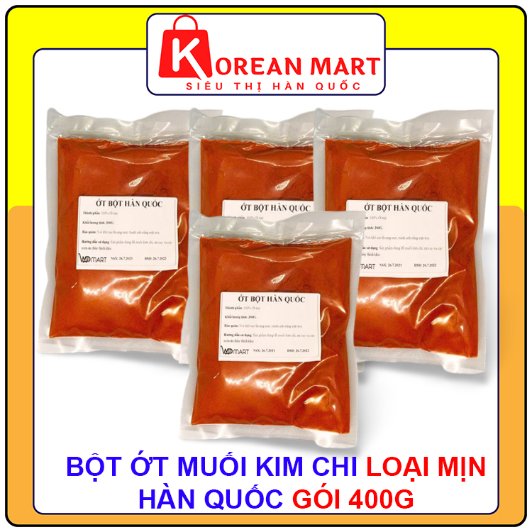 Bột ớt muối kim chi Hàn quốc chiết lẻ gói 400g