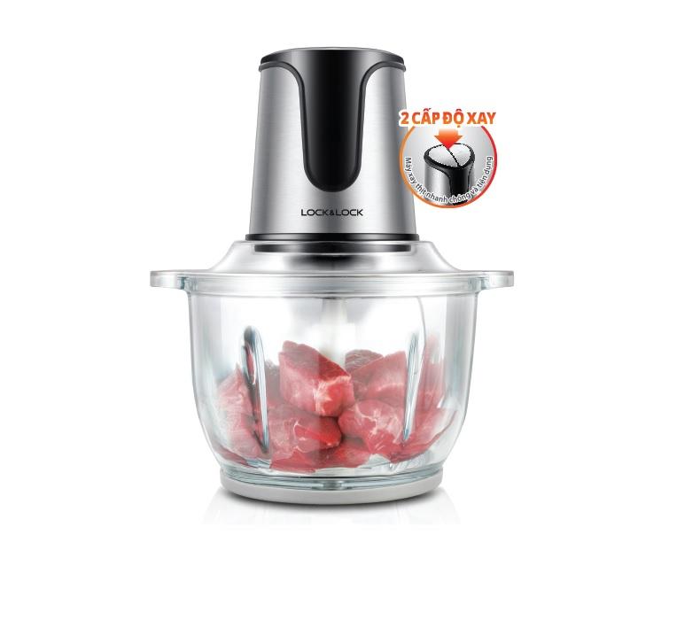Máy xay thịt LOCK&LOCK 2L (điện áp 220V-240V, 50/60Hz, công suất 300W) - Màu xám EJM171
