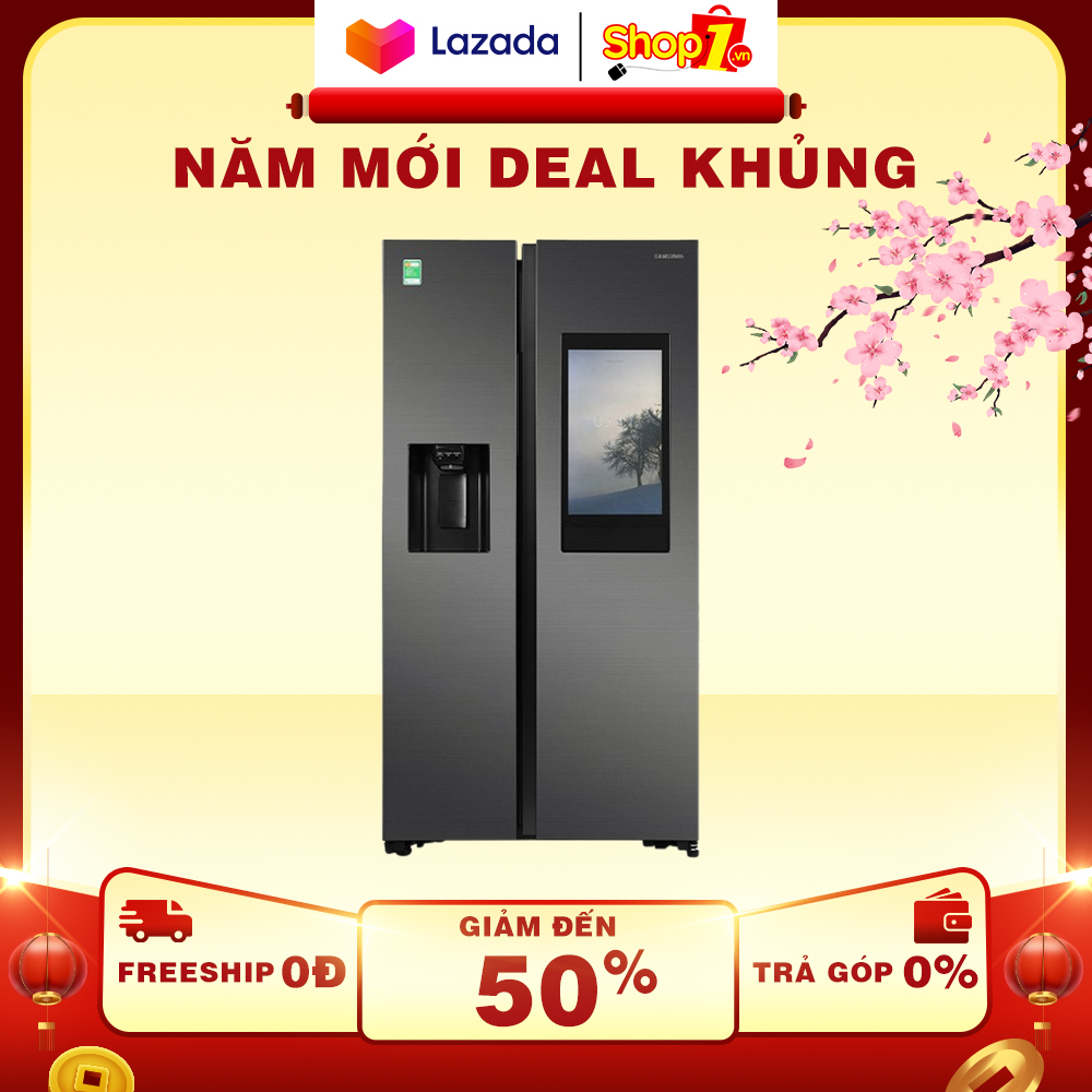 Tủ lạnh samsung inverter 595 lít rs64t5f01b4/sv - công nghệ làm lạnh mono cooling làm đá tự động