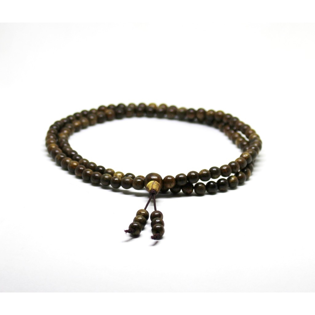 [HCM]Vòng tay Trầm Hương chuỗi tràng 108 hạt Cam Kết Gỗ Trầm Thiên Nhiên Tặng kèm hộp đựng TA060 - Trang sức Phong Thủy