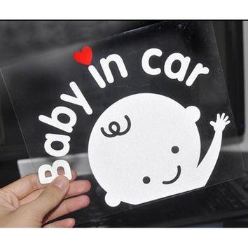 Decal "Baby in car"