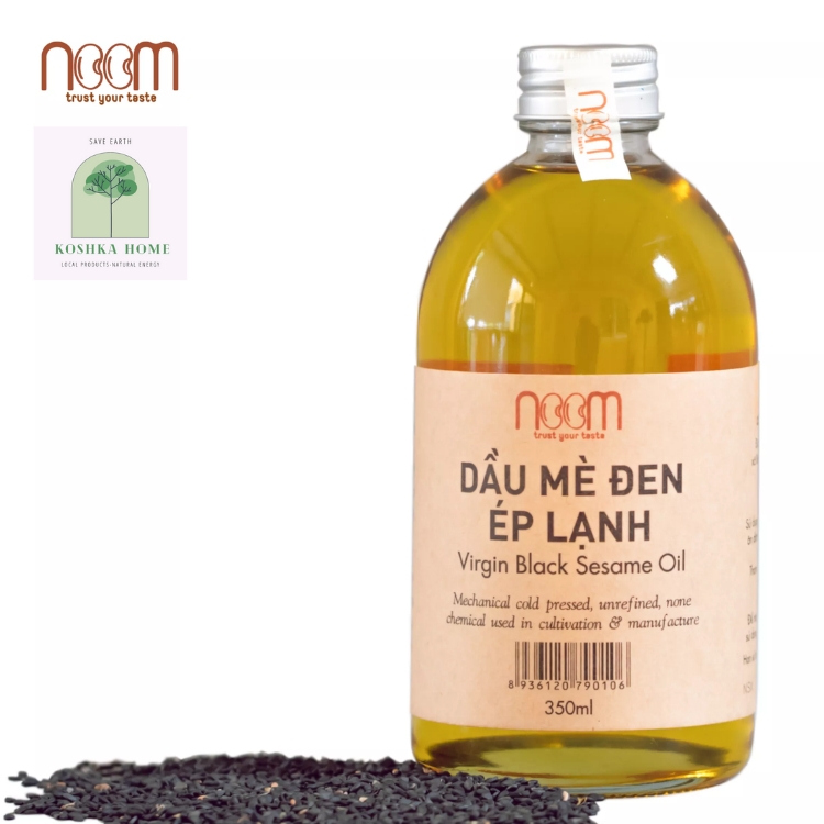 DẦU MÈ ĐEN ÉP LẠNH NOOM TẶNG KÈM VÒI NHẤN - nấu ăn, chăm sóc da, chăm sóc sức khỏe