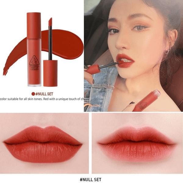 Son kem lì 3CE Soft Lip Lacquer #Null Set