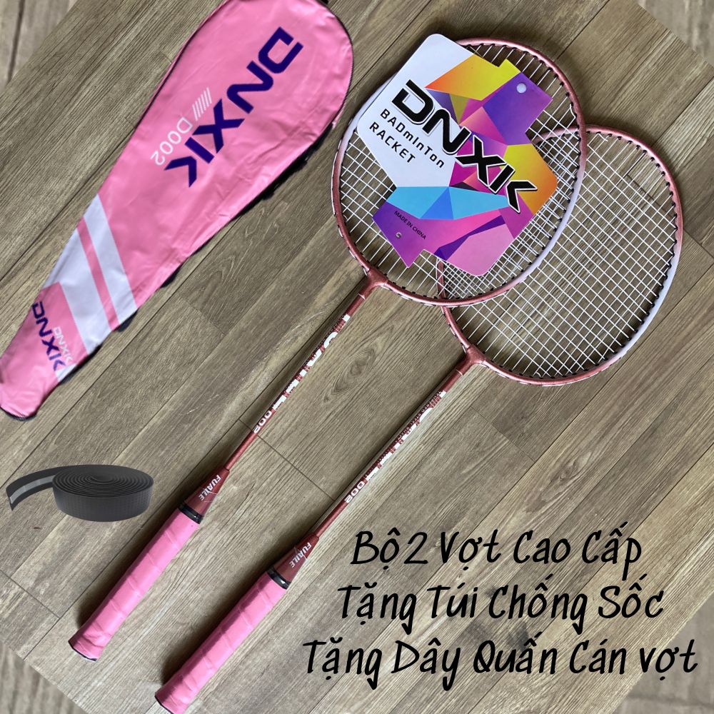 Bộ vợt dnxk nhẹ, bền, tặng túi + tặng dây quấn cán vợt