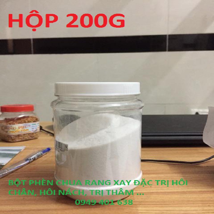 phèn chua chưng cất khử mùi hôi nách hôi chân