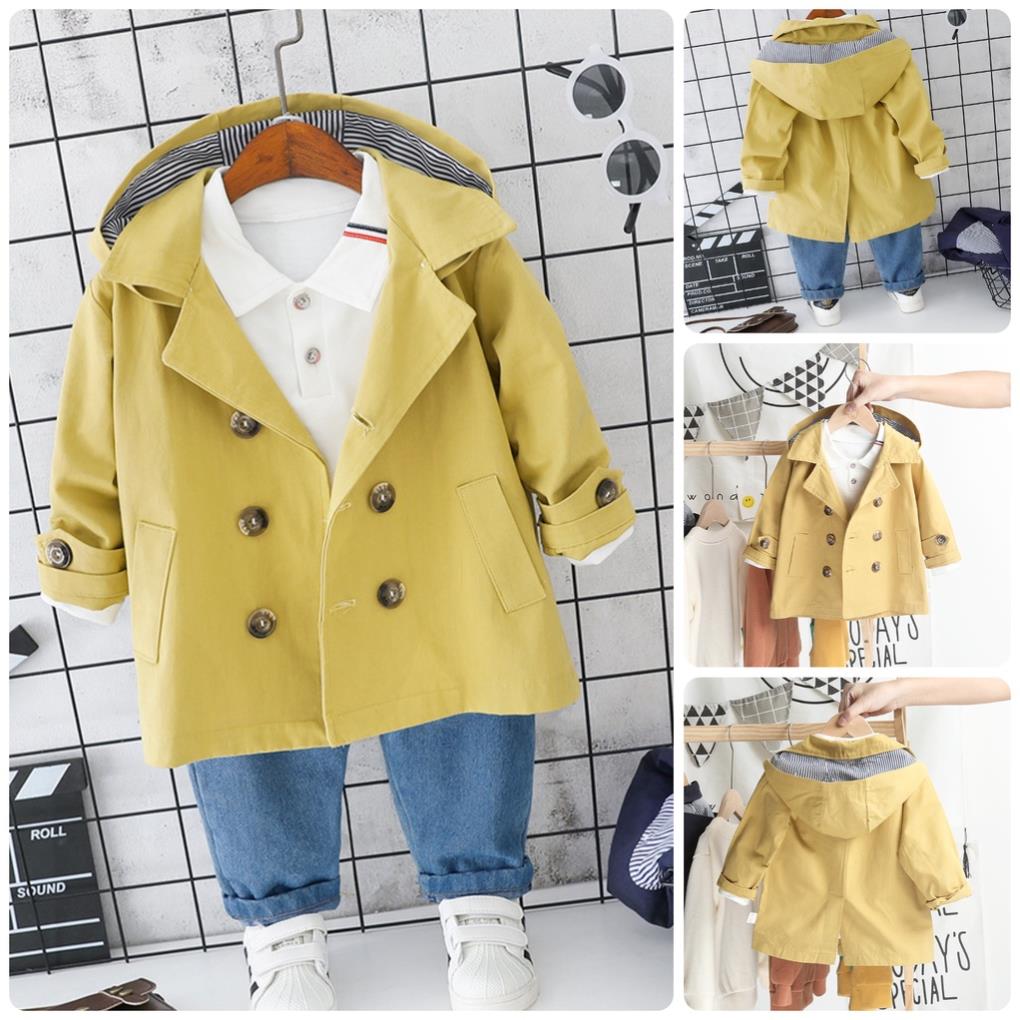 AK7 Size 90-120 Áo khoác kaki, măng tô bé trai, siêu đẹp Quần áo trẻ Em hàng Quảng Châu