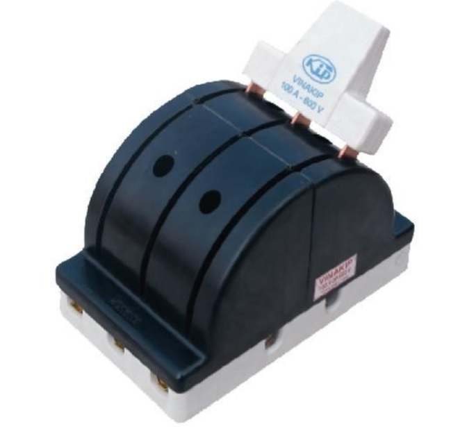 Cầu dao đế sứ đảo chiều 3 pha cực đúc cd27-30a, cd-29 - 60a và cd 30 - 100a/600v - vinakip