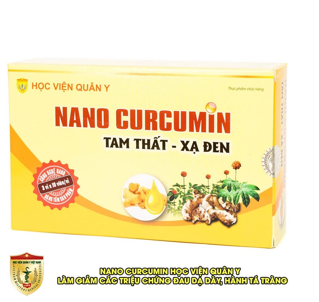 Nano curcumin tam thất - xạ đen của hvqy