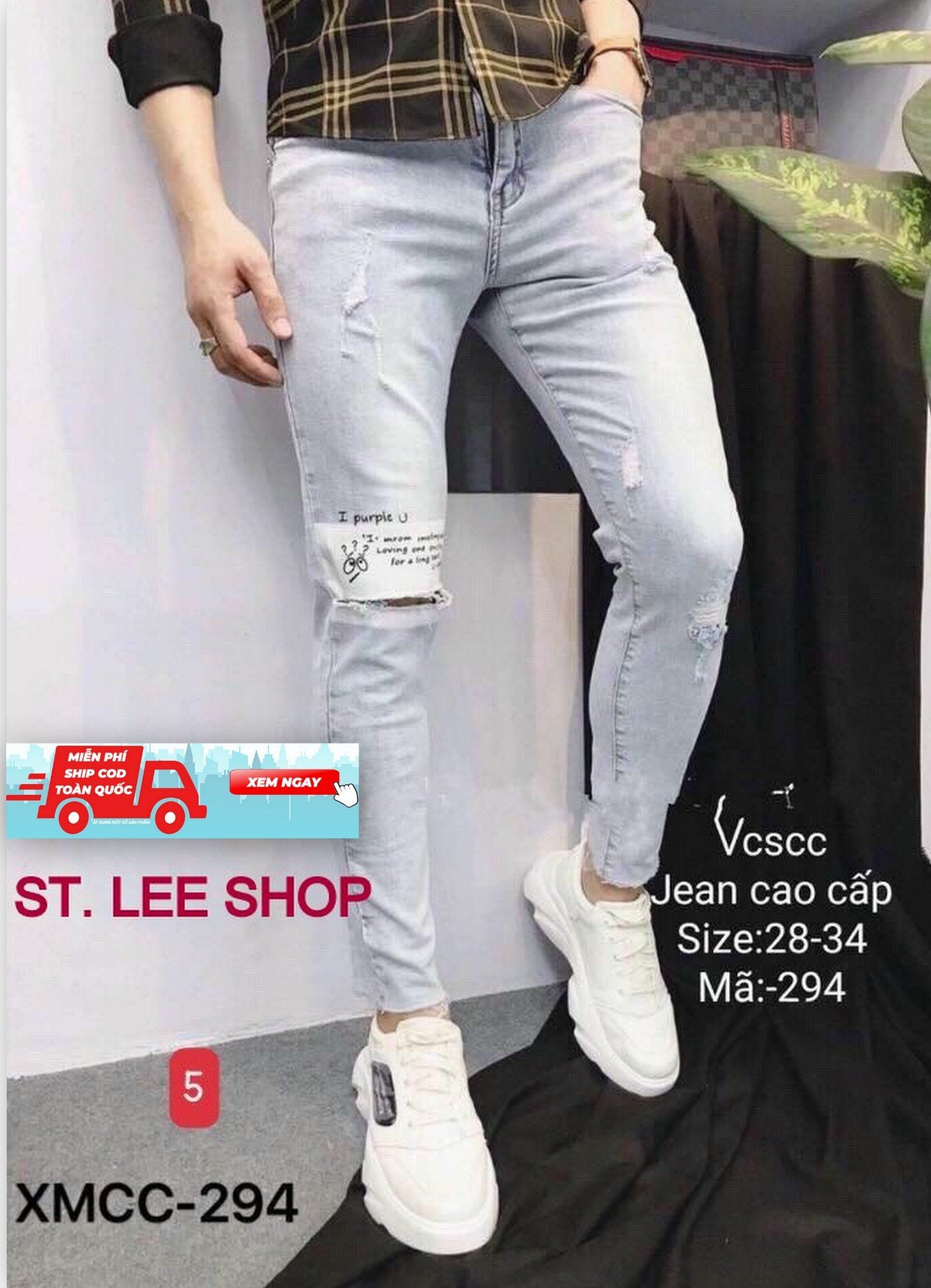 quần jean nam cao cấp ST.LEE SHOP mẫu mới nhất STV5 siêu hot siêu đẹp sang trọng thiết kế trẻ trung hiện đại thời trang ST.LEE SHOP ST070