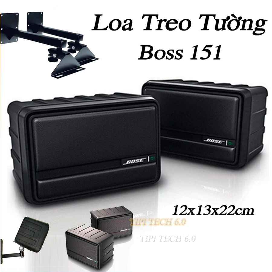 Loa cặp treo tường boss 151 / 101, loa treo tường bose 151, loa bose 151, công suất 100w - sử dụng cho quán cafe, nghe nhạc gia đình, nhà hàng - âm thanh chân thực, rõ ràng, trầm ấm - hàng nhập khẩu