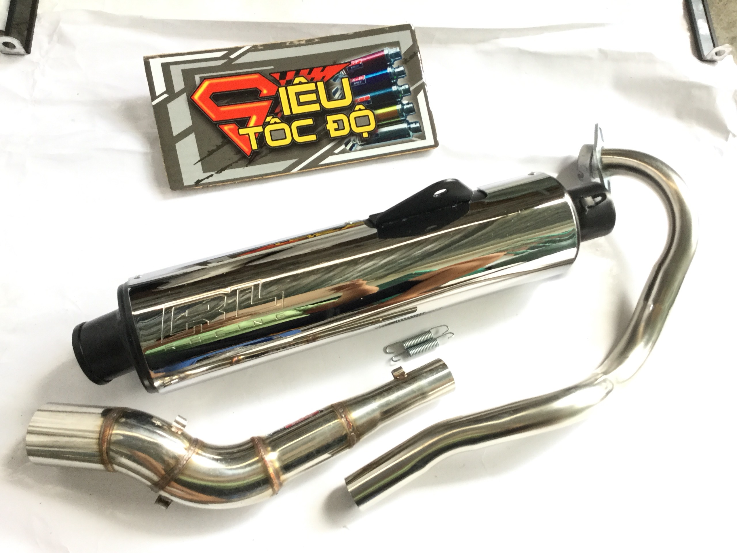 Pô Tăng CBR - 2 Khúc Cong Lắp Xe Exciter 135 - 150 .....