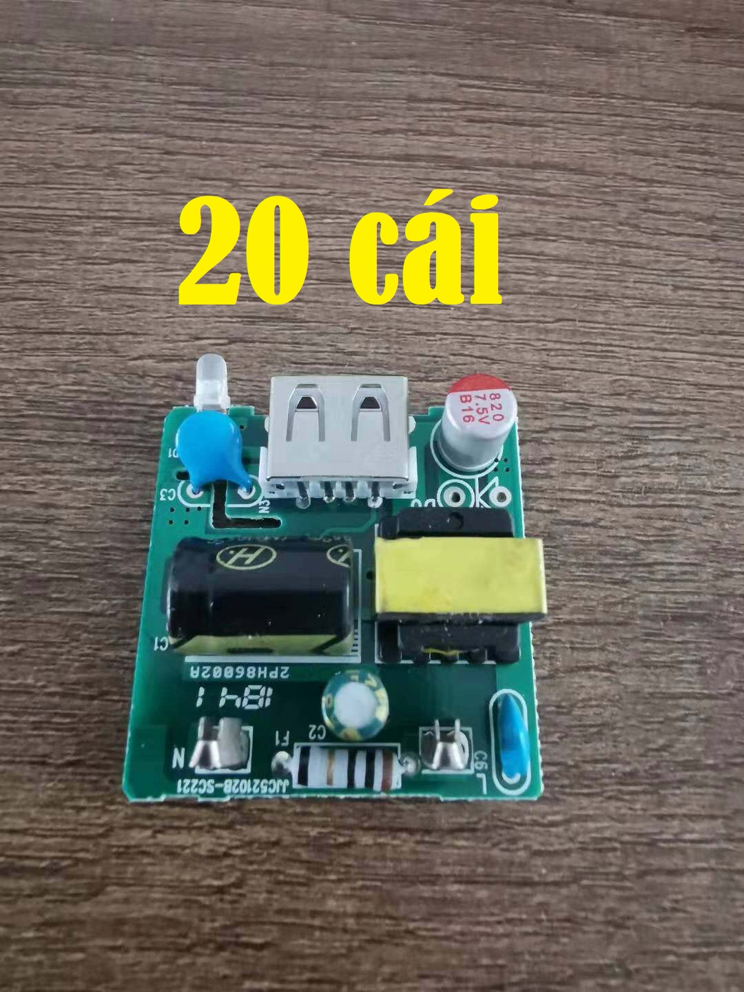 Combo 20 nguồn không vỏ 5v-2a max hp electrical