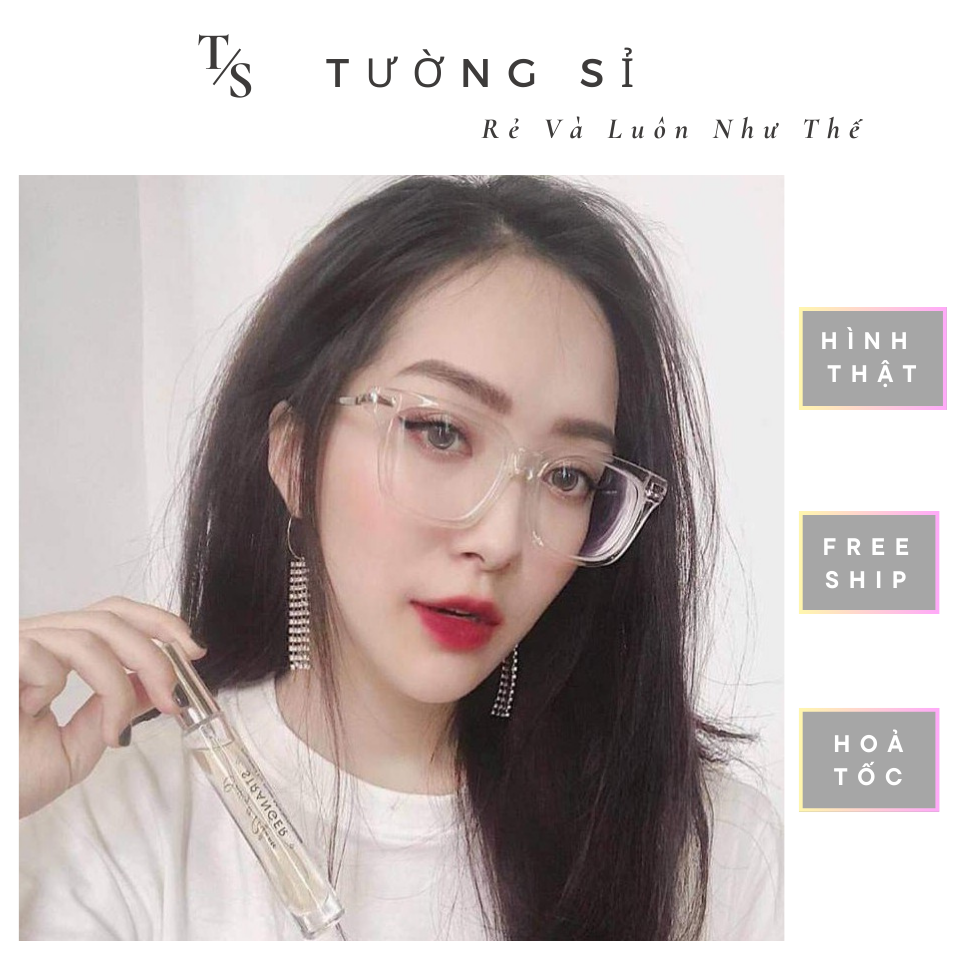 K166 gọng kính giả cận trong suốt hot girl
