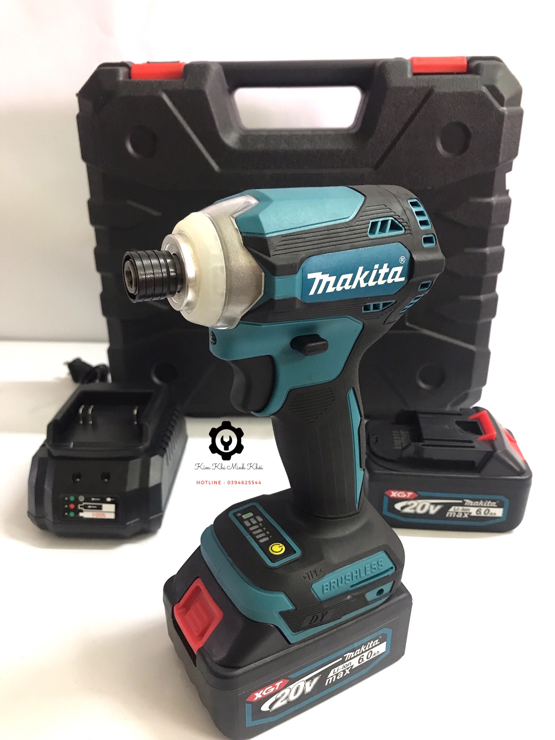 Máy chuyên bắn vít 20V, máy bắn vít pin Makita hàng cao cấp, Pin 6AH
