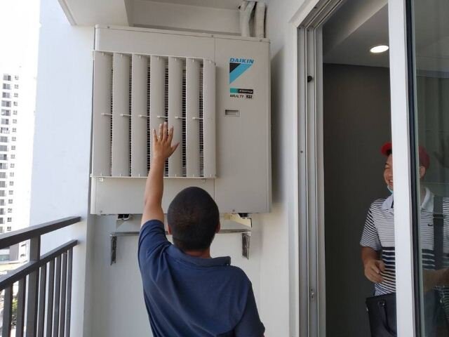 MẶT NẠ CHUYỂN HƯỚNG GIÓ DÀN NÓNG ĐIỀU HÒA ACVISA DẠNG ĐÃ LẮP GHÉP KT: 570x570