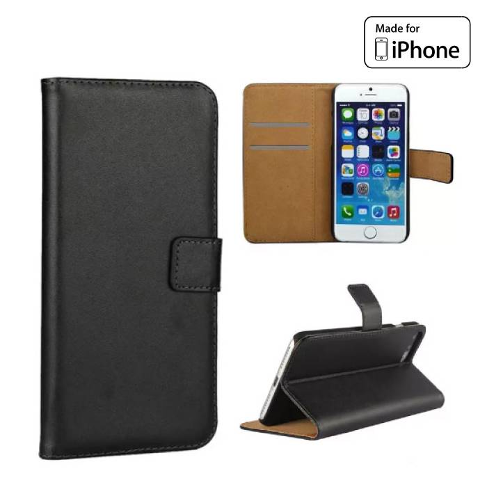 Bao da iPhone 6 Plus 6s Plus Ốp lưng da cao cấp có nắp gập và chống xem phim