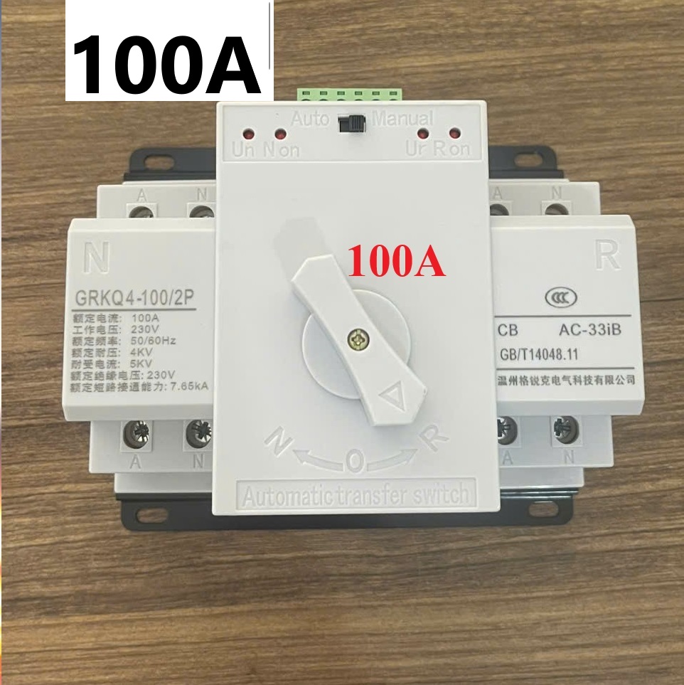 Cầu dao đảo chiều tự động ATS 2P 100A