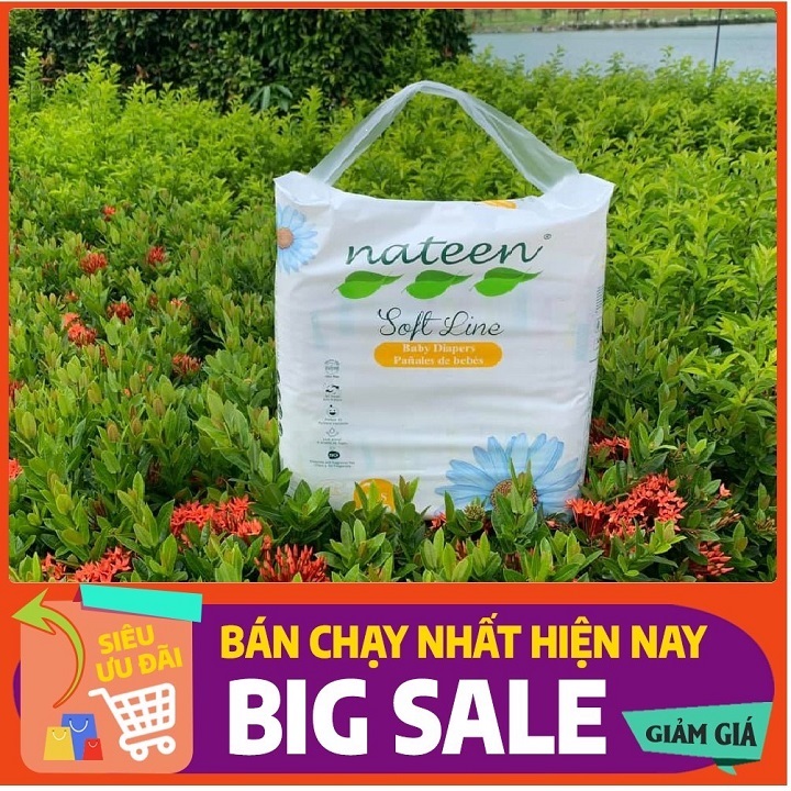Bỉm/Tã Dán/Tã Quần NATEEN nội địa Bỉ đủ size Sd56/Md48/Ld44/Lq54/XLq48/XXLq42
